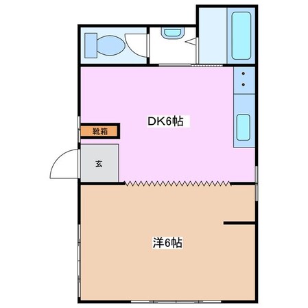 南松本駅 徒歩30分 1階の物件間取画像